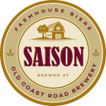 Old-Coast-Road-Berwery-Beers-on-Tap_0001_OCRB-Saison French-Belgian style also sometimes known as Farmhouse biere. It exhibits characteristic bubblegum and clove flavours that are produced by the specific yeast used. Low hop bitterness is used so the hop flavours are not overpowering.