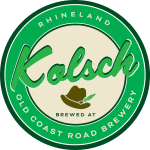 Old-Coast-Road-Berwery-Beers-on-Tap_0004_OCRB-Kolsch German style ale that is cold fermented so it tastes like a lager but not quite as dry. Crisp but slightly sweet with a mild bitter finish. Originated in Cologne, Germany.