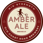 Old-Coast-Road-Berwery-Beers-on-Tap_0011_OCRB-AmberAle A mid-strength amber beer with sweet toffee notes, fruity hops and a mild bitter finish. If you like “Rogers” you’ll find this similar.