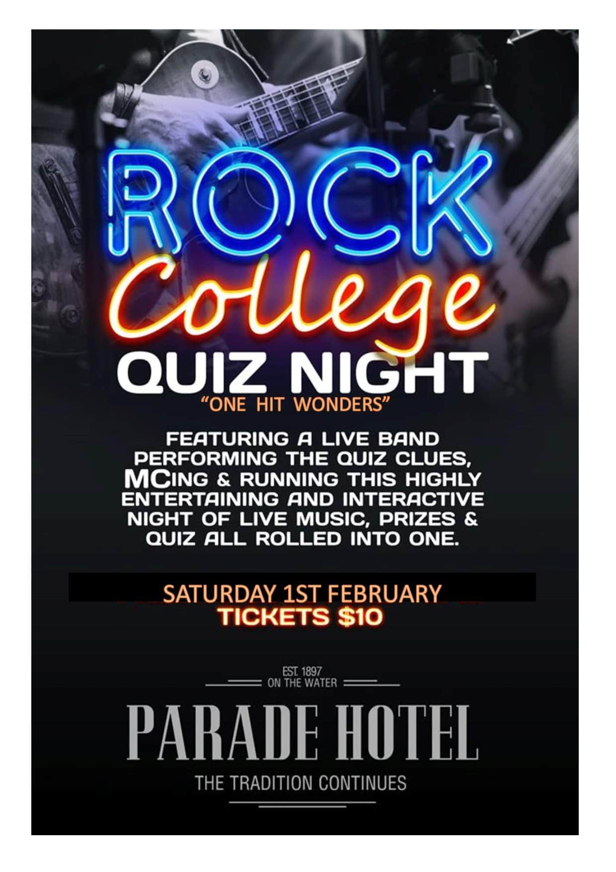 Rock College Quiz. One Hit Wonders